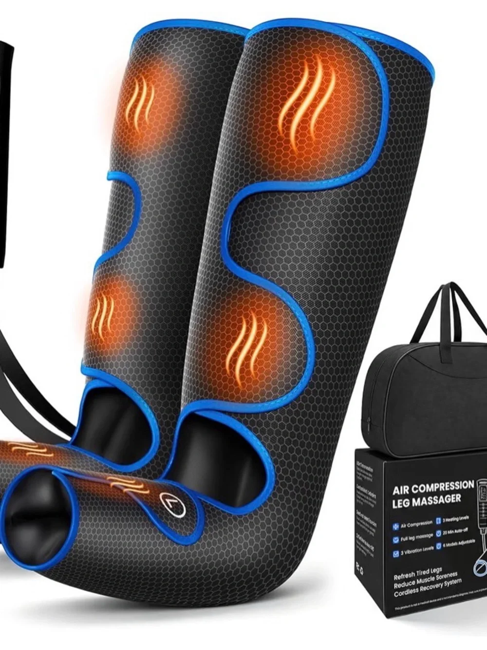 Air Compression Heated Leg Massager Boots